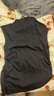 UR2025夏季新款女裝氣質(zhì)不規則褶皺棉質(zhì)無(wú)袖背心UWM450100 黑色 L 曬單實(shí)拍圖