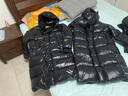 高梵黑金鵝絨服先鋒4.0八格男女同款冬裝長(cháng)款加厚羽絨服 黑色 XS 曬單實(shí)拍圖