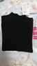 恒源祥2025秋冬季新款100%純羊毛衫女半高領(lǐng)加厚毛衣寬松套頭羊毛打底衫 黑色 2XL 【建議130-145斤】 曬單實(shí)拍圖