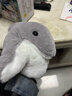 貞嘻小鯊魚(yú)手偶玩具手套玩偶公仔兒童稀奇古怪小玩意娃娃毛絨手套 灰色鯊魚(yú)手偶【一只裝】 曬單實(shí)拍圖