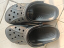 CROCS卡駱馳洞洞鞋貝雅男鞋女鞋輕便耐磨一腳蹬拖鞋休閑鞋|10126 黑色-001 40 (250mm) 曬單實(shí)拍圖
