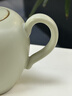 青澹墨雅 月白汝窯 茶具茶壺冰裂釉功夫泡茶壺景德鎮手工陶瓷禮盒裝 美人肩茶壺 240ml 曬單實(shí)拍圖