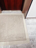 盧米歐（LUMIOU）入戶(hù)門(mén)地墊家用門(mén)口進(jìn)門(mén)門(mén)墊門(mén)外蹭土腳墊侘寂奶油玄關(guān)地毯可裁剪 柔素-豎鋪 80cm*120cm 比利時(shí)絨 曬單實(shí)拍圖