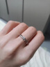 多想余銀戒指女款鍍純銀尾戒輕奢高級感小眾食指指環(huán)素圈滿(mǎn)天星單只925 滿(mǎn)天星素圈開(kāi)口戒指 曬單實(shí)拍圖