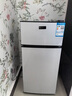 愛(ài)妻（AICHEN）小冰箱迷你小型家用冷藏冷凍兩用宿舍出租房用雙門(mén)辦公室電冰箱節能省電 【一級能效】88L銀色【三天約一度電】 曬單實(shí)拍圖