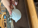 金鑲玉陶瓷茶壺  家用個(gè)人喝泡茶西施壺影青釉壺嘴過(guò)濾功夫茶具 清心 曬單實(shí)拍圖