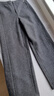 珂萊蒂爾2025冬季新款通勤高腰顯瘦直筒褲女百搭輕彈力西裝褲 深灰色 S 曬單實(shí)拍圖