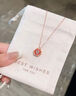 老鳳祥桃之夭夭銀項鏈女款生日新年禮物送女友女生小眾高級吊墜 桃之夭夭項鏈/京倉8倉發(fā)貨當/次日達/ 女生禮物/配送國家級實(shí)驗室質(zhì)檢證書(shū)/時(shí)尚首飾 曬單實(shí)拍圖