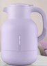 慕馨（moosen）保溫壺家用保溫瓶大容量熱開(kāi)水瓶玻璃內膽暖瓶壺定制飯店餐廳禮品 墩墩保溫壺-紫色 1.5L 曬單實(shí)拍圖