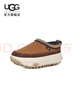UGG春季男女同款時(shí)尚舒適休閑厚底輪胎底一腳蹬懶人鞋1155650 CTC | 栗色/陶土褐白色 37 曬單實(shí)拍圖