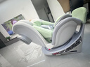 任道兒童安全座椅汽車(chē)用0-4-12歲嬰兒寶寶車(chē)載可坐可躺360度旋轉 I-SIZE認證旗艦版-椰奶白+支撐腿 曬單實(shí)拍圖