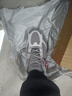 李寧運動(dòng)休閑鞋男春冬季新款軟底增高百搭潮流學(xué)生透氣耐磨跑步鞋子男 海鷗灰/微晶灰/九度灰 45 曬單實(shí)拍圖