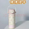 暢印可愛(ài)大容量保溫杯女生高顏值新款316不銹鋼水杯帶吸管杯子手提 粉色蝴蝶結【雙飲口+便攜手提】 500ml 曬單實(shí)拍圖