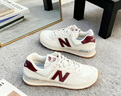 NEW BALANCE NB574官方休閑鞋女鞋復古舒適秋冬透氣網(wǎng)鞋輕便百搭潮流運動(dòng)鞋 米白色 WL574RCF 37 (腳長(cháng)23.5cm)尺碼詳詢(xún)客服 曬單實(shí)拍圖