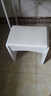 葉余迷你小戶(hù)型現代簡(jiǎn)約化妝桌經(jīng)濟型多功能化妝臺臥室梳妝臺 50厘米象牙白愛(ài)心鏡(無(wú)凳子) 曬單實(shí)拍圖