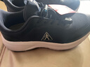 足力健老人鞋男士網(wǎng)面健步鞋情侶款男女鞋休閑百搭運動(dòng)鞋舒適輕便爸媽鞋 黑色 （男款） 39 (245mm) 男鞋 曬單實(shí)拍圖