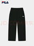 FILA 斐樂(lè )男女情侶款長(cháng)褲26春季新款休閑衛褲寬松運動(dòng)直筒褲子新年褲 【26春季新款-男子直口褲】正黑色-BK XL 曬單實(shí)拍圖