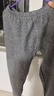 貓人兒童保暖褲男女童加厚夾棉秋褲青少年空氣層打底褲 麻灰 150 曬單實(shí)拍圖