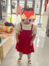 班喜迪女童連衣裙春裝2026新款洋氣寶寶公主裙周歲禮服嬰兒裙子拜年服春 曬單實(shí)拍圖