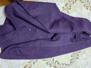 恒源祥100%純羊毛衫女士2025新款秋冬翻領(lǐng)針織打底衫長(cháng)袖媽媽裝保暖毛衣 紫色 3XL 建議138-150斤 曬單實(shí)拍圖