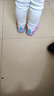 JEEP吉普男小童學(xué)步鞋防滑女寶寶機能鞋兒童運動(dòng)鞋木槿紫/蜜桃粉25 曬單實(shí)拍圖