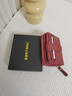 banyanu新款頭層牛皮荔枝紋短款錢(qián)包女多功能多卡位駕駛證套真皮零錢(qián)包女 酒紅色（頭層牛皮-防盜刷-可拆駕駛證套） 曬單實(shí)拍圖