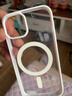蘋(píng)果手機殼磁吸充電適用iPhone16promax15透明14大孔13防摔12簡(jiǎn)約11無(wú)線(xiàn)充電新款亞克力硅膠保護套 白色【磁吸硬殼-軟邊框】 iPhone 13 曬單實(shí)拍圖