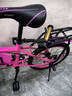津馳遠兒童自行車(chē)6-10-15歲碟剎中大童山地男女孩學(xué)生單車(chē)一體輪腳踏車(chē) 車(chē)燈款|粉色+單速+雙碟剎+輻條輪 18寸【身高115-140cm】約6-10歲 曬單實(shí)拍圖
