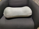 芙娜芬腰部支撐卷 記憶棉護腰靠墊辦公室腰枕腰墊靠背抱枕座椅沙發(fā)椅子 拼色-米灰色 42cm*22cm 含枕芯 記憶棉護腰枕(送收納袋) 曬單實(shí)拍圖