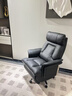 利沃諾電動(dòng)老板椅真皮總裁椅可躺可睡辦公椅舒適久坐不累沙發(fā)椅子 黑色丨三電機+按摩加熱撐腰通風(fēng) 曬單實(shí)拍圖