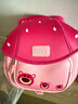 迪士尼幼兒園書(shū)包男女孩大小班可愛(ài)外出雙肩包小防走失背包玫紅-禮盒款 曬單實(shí)拍圖