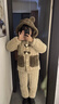 繆黛 MAULTIAY夾棉睡衣女秋冬季2025新款三層加絨加厚卡通連帽保暖居家服可外穿 萌系熊 《少量現貨》 M 曬單實(shí)拍圖
