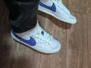 新款純原blazer Low開(kāi)拓者板鞋帶男女大勾低幫百搭情侶休閑運動(dòng)鞋 NK白寶藍 45 曬單實(shí)拍圖