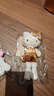 三麗鷗（SANRIO）NIC長(cháng)腿棕色豹紋HelloKitty愛(ài)心扣 毛絨玩具生日生日禮物 曬單實(shí)拍圖