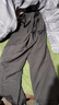 雙層加厚高端網(wǎng)眼運動(dòng)沖鋒褲男士秋季新款防水速干直筒褲男登山褲 灰色 XL 曬單實(shí)拍圖