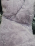 紫色花語(yǔ)【暖呼呼法蘭絨】?jì)和屡汉鹘q秋冬加厚保暖家居服紫色110 曬單實(shí)拍圖