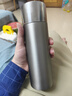 富光保溫杯全鋼男款水杯子茶水分離高檔定制送禮泡茶杯定制中秋節禮物 鈦銀灰520ml【316L不銹鋼內膽】 曬單實(shí)拍圖
