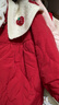 班喜迪女童棉服冬裝兒童洋氣公主夾棉外套女寶寶加絨棉衣新年衣服拜年服 曬單實(shí)拍圖