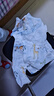 全棉時(shí)代純棉新生嬰兒連體衣服抗菌紗布滿(mǎn)月寶寶春夏 云中游樂(lè )園 73碼 曬單實(shí)拍圖