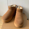 冊樂(lè )桑坡村厚底雪地靴羊皮毛一體男女款2025新款秋冬加絨加厚保暖棉鞋 栗色厚底款（桑坡村高端貨） 零下40度抗寒 42 標準運動(dòng)碼 曬單實(shí)拍圖