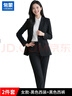 匆蒙四季款外套女西服職業(yè)裝女兩件套正裝西裝套裝女面試酒店正裝通勤 曬單實(shí)拍圖