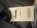 JEEP吉普長(cháng)袖T恤男士polo打底衫春秋季新款寬松純色上衣男裝 藏青  L 曬單實(shí)拍圖