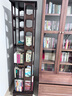 家逸全實(shí)木旋轉書(shū)架360度書(shū)柜客廳立式書(shū)架落地一體靠墻置物架 包安裝 曬單實(shí)拍圖