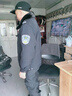 保羅嵐芝冬季保安服套裝冬裝戶(hù)外執勤服巡邏站崗門(mén)衛訓練服訓練服可定制 曬單實(shí)拍圖
