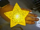 攝影拍攝夜晚星星燈 舞臺手持發(fā)光星星燈氛圍燈 手拿五角星兒童節演出合唱舞蹈表演裝飾燈道具 8cm黃殼暖光 帶手腕【升級版】 曬單實(shí)拍圖