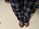 她池保暖加絨加厚格子褲女2025冬裝新款學(xué)生減齡長(cháng)款休閑褲 曬單實(shí)拍圖