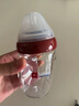 Hoag（霍格）玻璃奶瓶新生兒防脹氣奶嘴寬口徑0-3歲嬰兒寶寶防嗆奶瓶 240ml【SS+S+M奶嘴】 曬單實(shí)拍圖