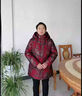 鴨鴨仔俠中老年媽媽羽絨服女寬松大碼2025新款7080老太太奶奶冬季加厚外套 紅色 帽子都可脫卸 2XL 建議【111-125斤】 曬單實(shí)拍圖