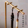 六品堂 懷古 毛筆架筆掛實(shí)木銅針古風(fēng)創(chuàng  )意辦公室文房四寶桌面簡(jiǎn)約收納復古紅木書(shū)法專(zhuān)用毛筆架收納晾筆掛 曬單實(shí)拍圖
