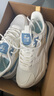 鴻星爾克春季復古休閑鞋男鞋舒適厚底老爹鞋輕便軟彈男子運動(dòng)鞋子桀驁2.0 微晶白/礦物藍 41 曬單實(shí)拍圖